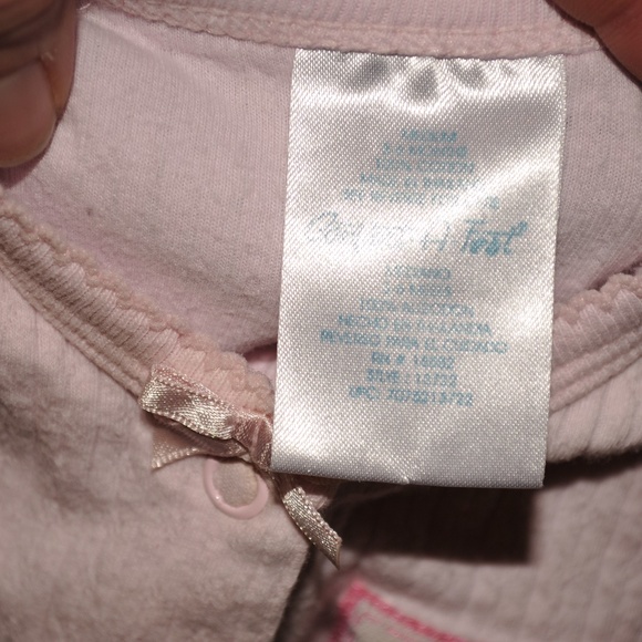 Girls Button Up Onsie 3-6 Months 4096 - Picture 3 of 3